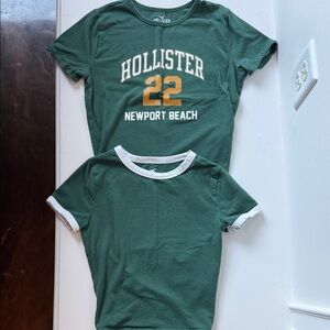 Hollister Bundle - 2 Green Crop Baby Tee